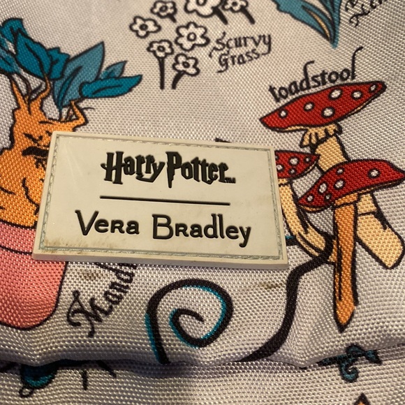 Vera Bradley Harry Potter Drawstring Backpack Gently used - Picture 6 of 6